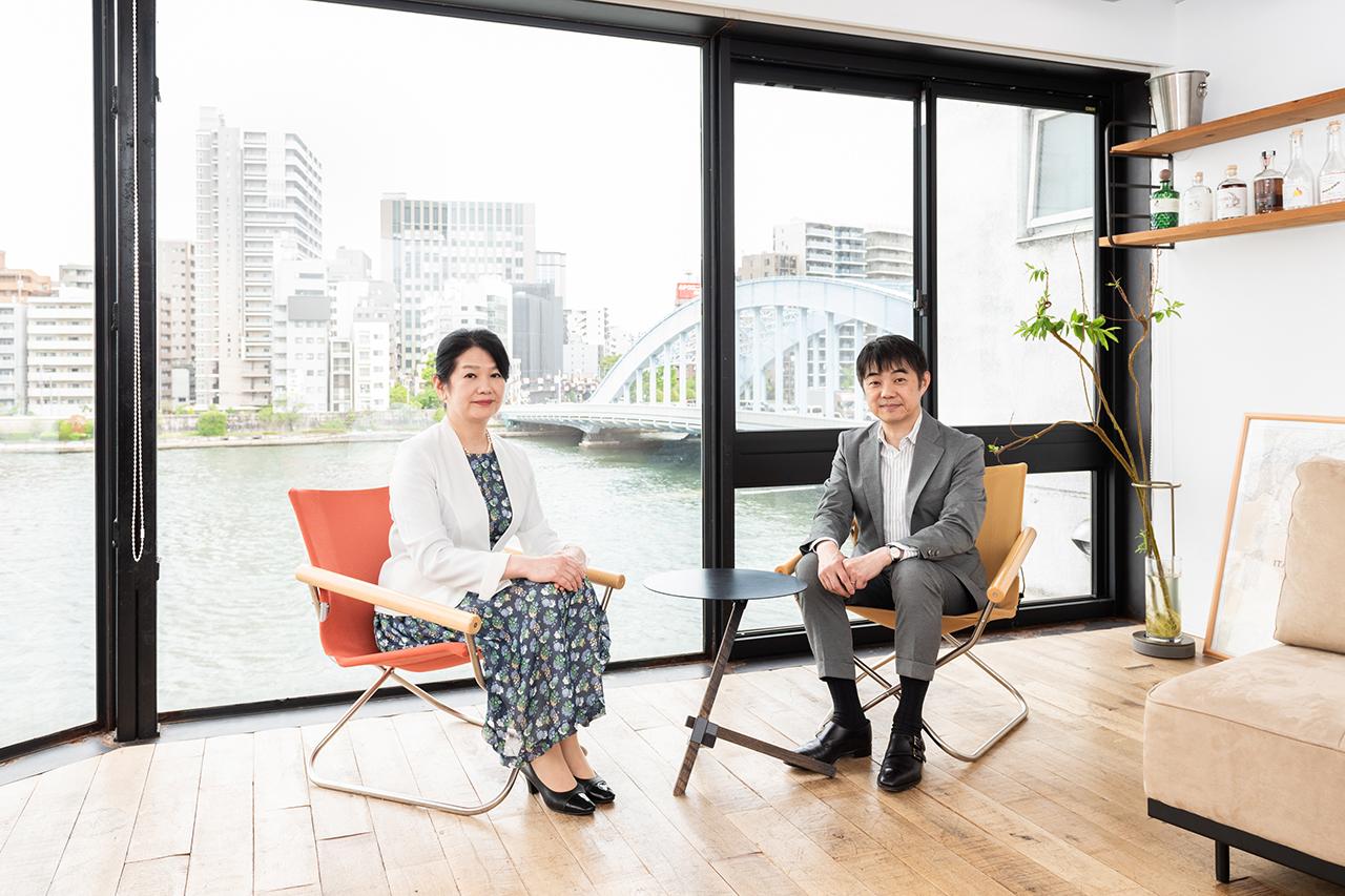 画像: 五感を刺激される風景に触れながら、人間とAIをめぐるトークが弾んだ