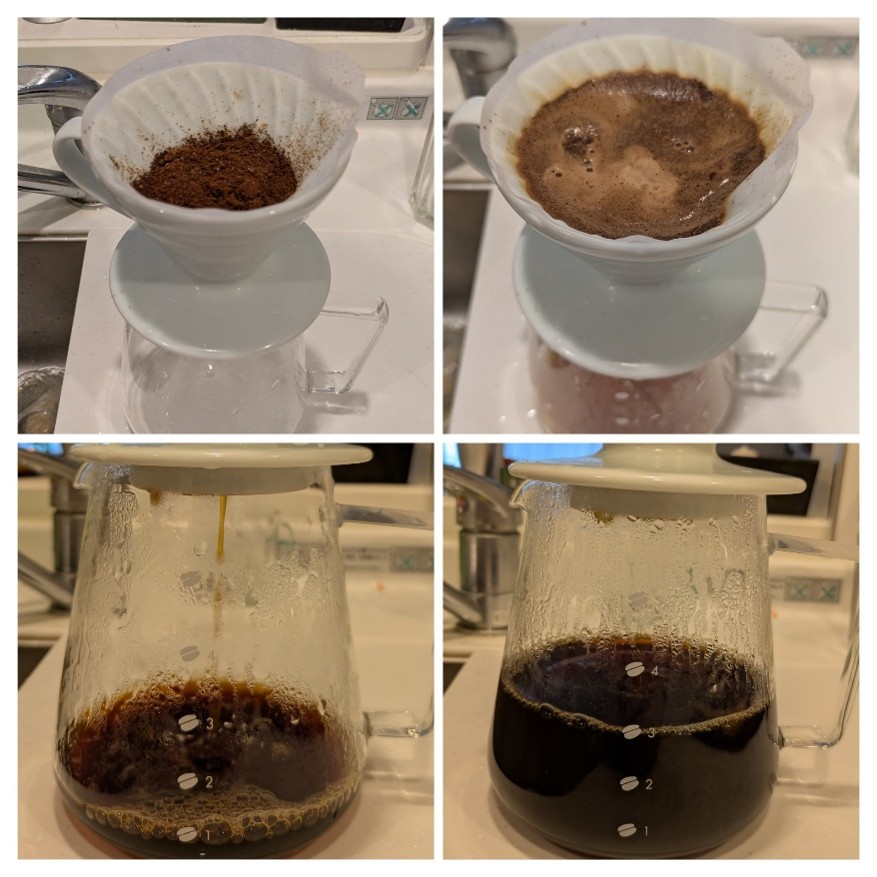 画像: 挽きたてのコロンビア産のコーヒーとともに朝のひと時を楽しむ