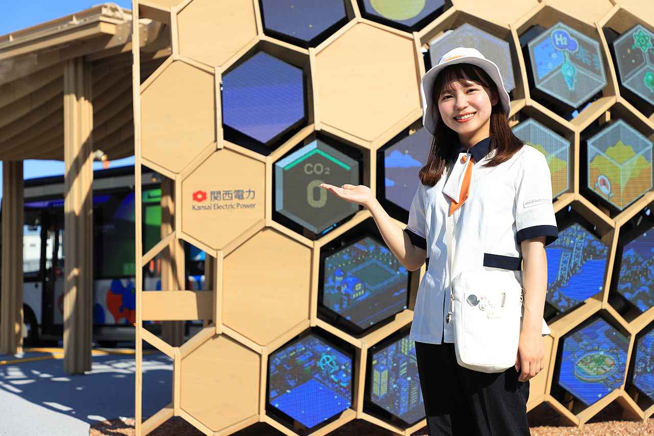 画像: 関西電力 広報室 万博アテンダント 瀬戸口奈々