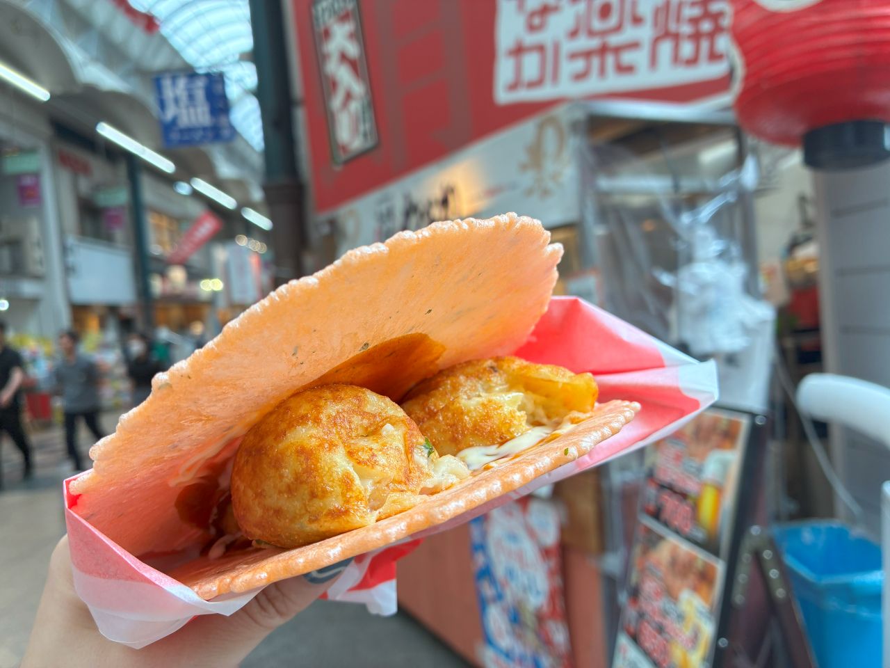画像2: たこ焼道楽 わなか 天四店｜自家製えびせんが香ばしい。大阪名物・たこせん