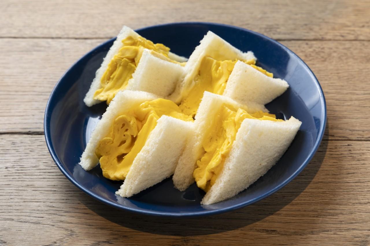 画像: 「ふんわりタマゴサンド」（お好きなドリンク＋320円）