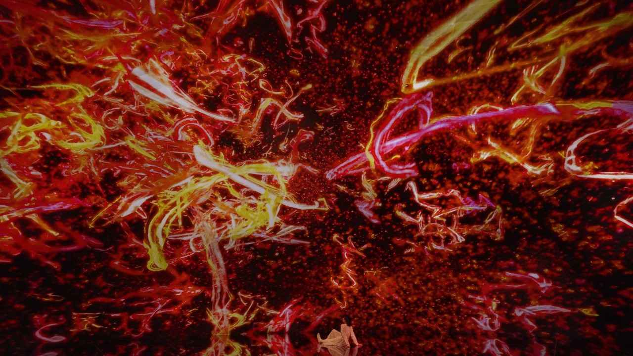 画像: チームラボ《The Eternal Universe of Words》©チームラボ