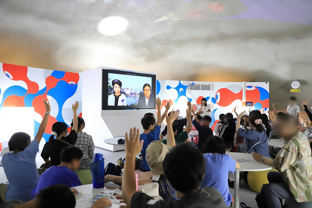 画像: 大阪・関西万博でのエネルギー教室の様子