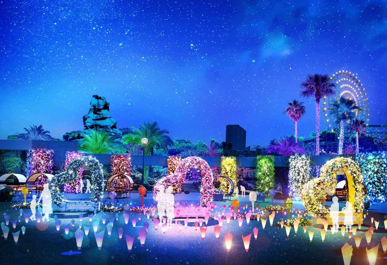 画像2: ⑤光の遊園地～Flowering Illumination Rose～｜夜に咲く、きらびやかな花々【ひらかたパーク】