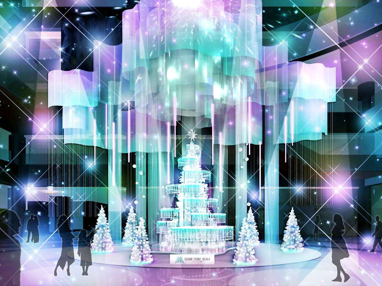 画像1: ⑥GRAND WISH CHRISTMAS 2025｜幻想的なショーは必見！【グランフロント大阪】