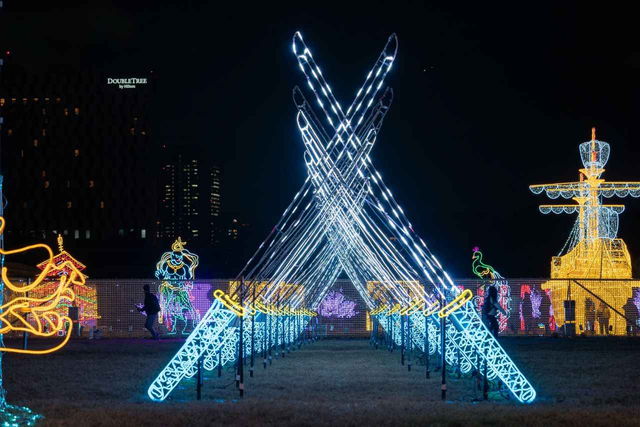 画像2: ④大阪城イルミナージュ｜ユニークな歴史イルミネーション【大阪城】