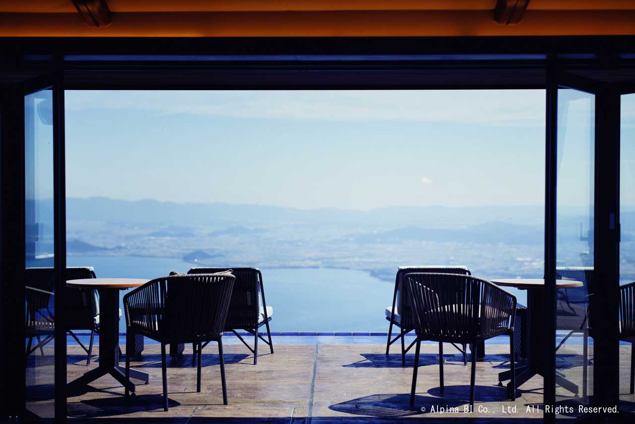 画像: 夏の「Grand Terrace」からの眺め