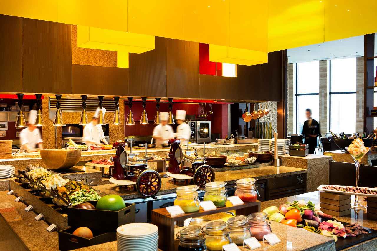 画像2: NOKA Roast & Grill｜20階の眺望と上質な空間でブッフェ付きの豪華ホテルランチ