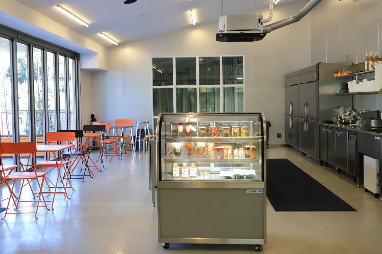 画像: 開放感あふれるワークショップルームの空間