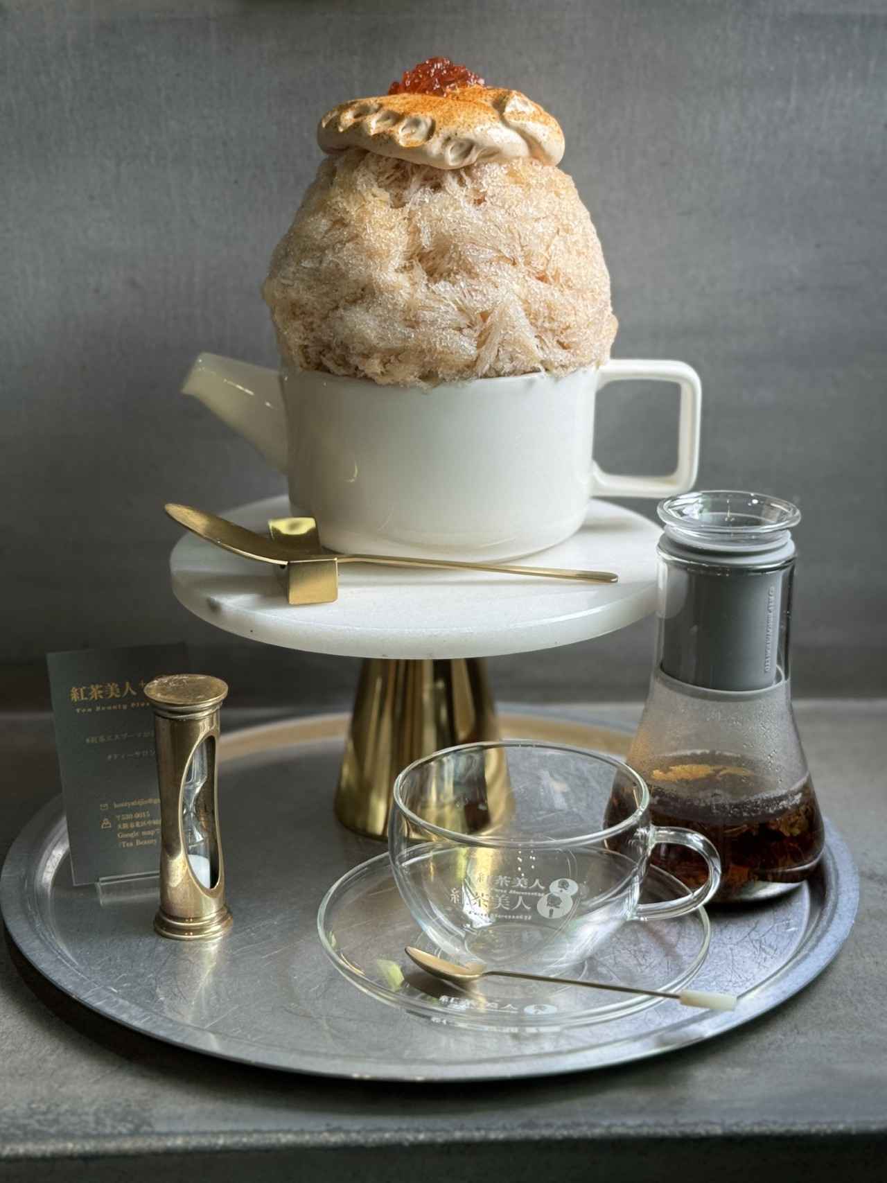 画像: 「スペシャルティーかき氷」(夏季限定・ドリンク付1,780円)