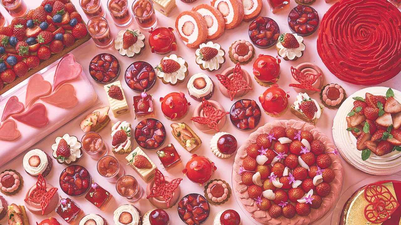 画像1: イチゴに恋する贅沢ビュッフェ「ストロベリーにメロメロ」