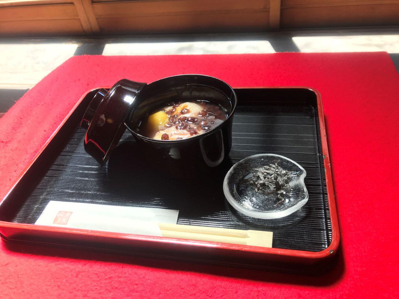 画像: 栗ぜんざい(850円)