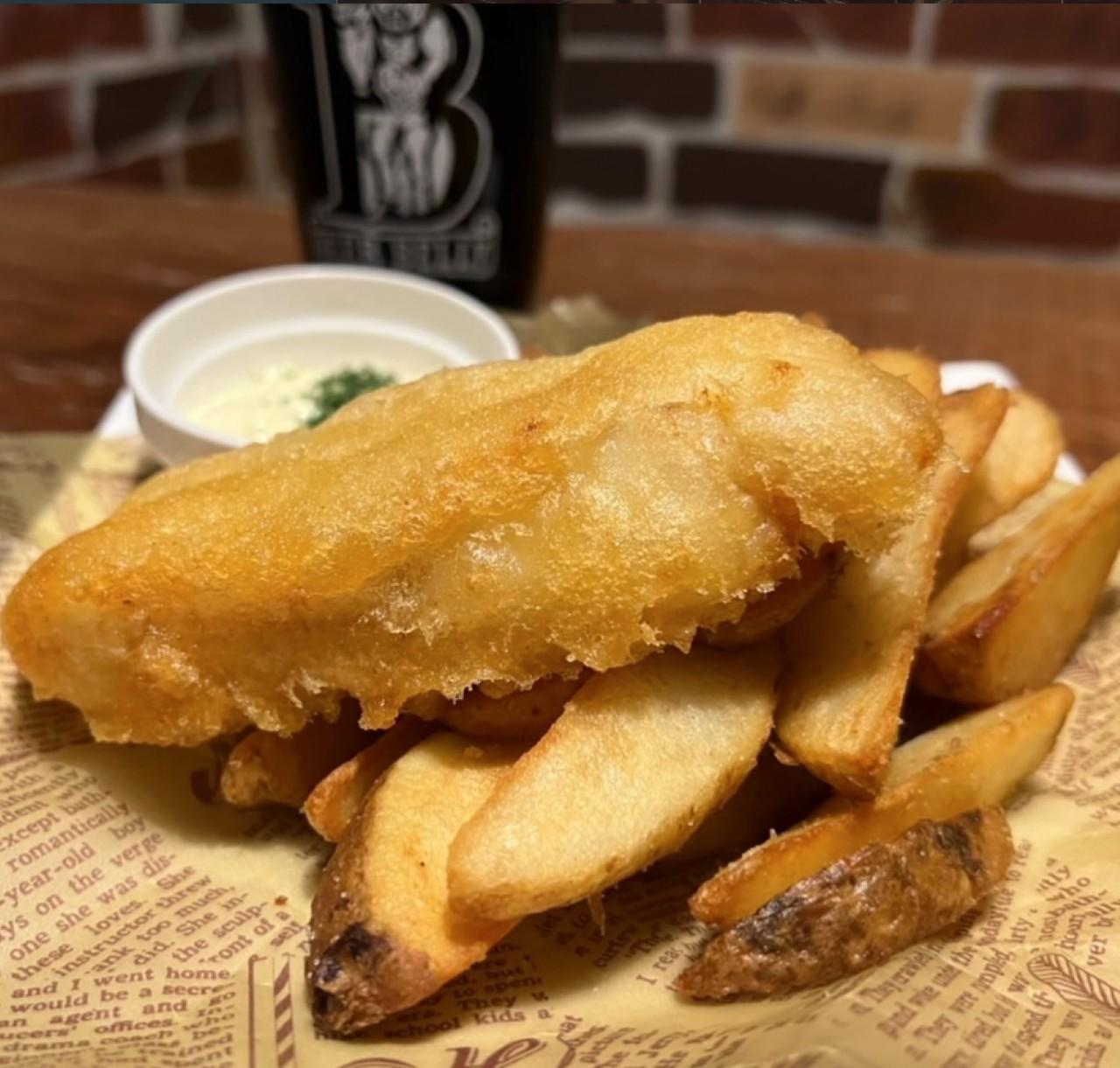 画像: 「フィッシュ＆チップス」880円