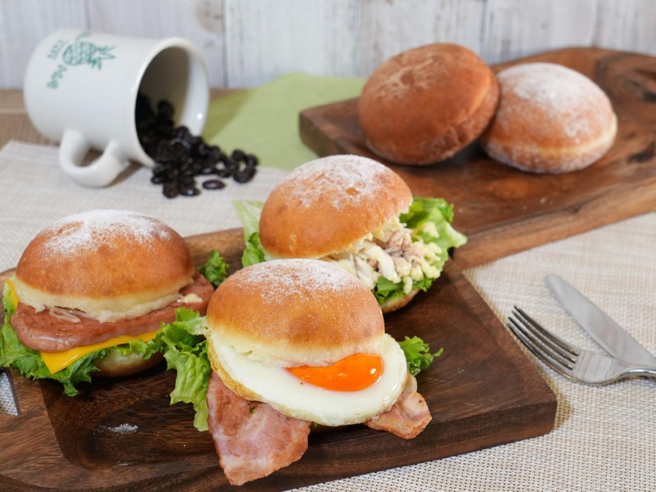 画像: モーニングメニュー「マラサダサンド」（ドリンクに＋350円）