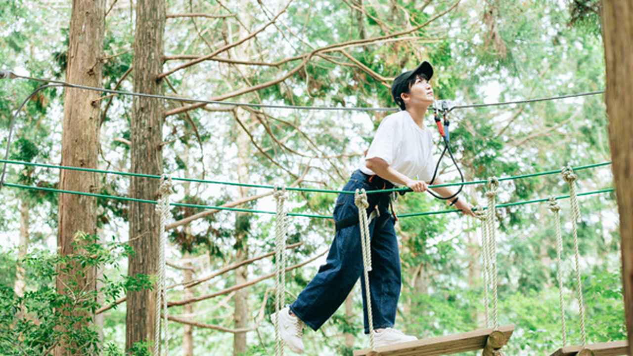 画像2: 【能勢町】500m超のロングジップが目玉の森自然アドベンチャー「ボウケンノモリ のせ」