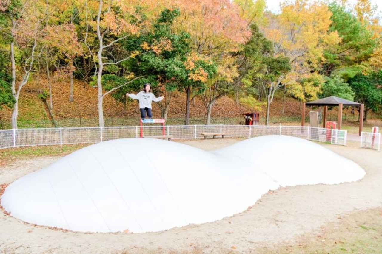 画像: トリム園地にあるふわふわドーム