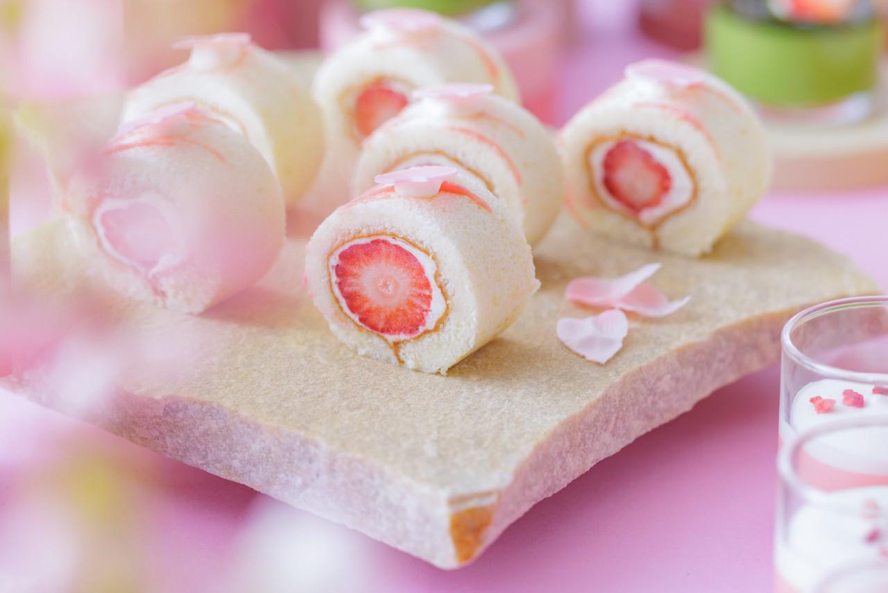 画像3: お花見のあとに立ち寄りたい。“あまおう×桜×抹茶”のご褒美ビュッフェ