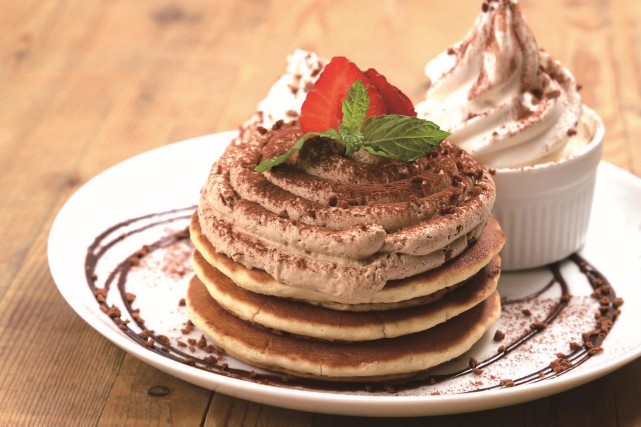 画像: 茶屋町限定 ティラミスパンケーキ 1,639円