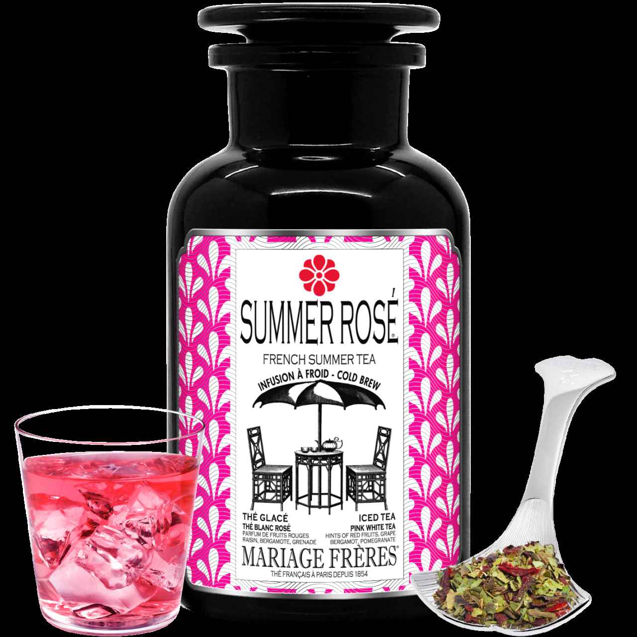 画像: フレンチ サマー ティー サマー ロゼ フラコングラス装丁160g入り9,072円 ※売れ切れ次第終了