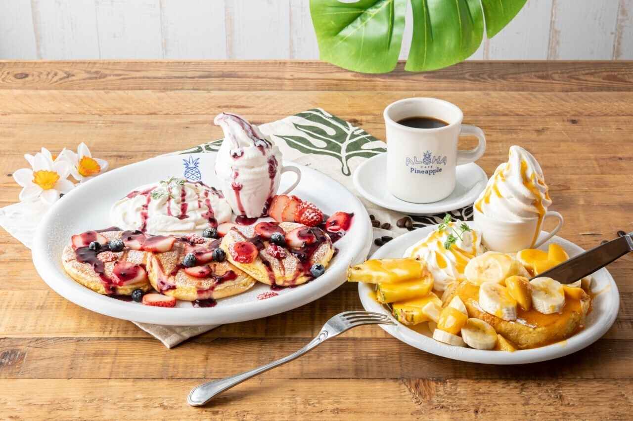 画像: アロハカフェパイナップル 梅田茶屋町店｜ハワイ式のジューシーなフルーツパンケーキに舌鼓