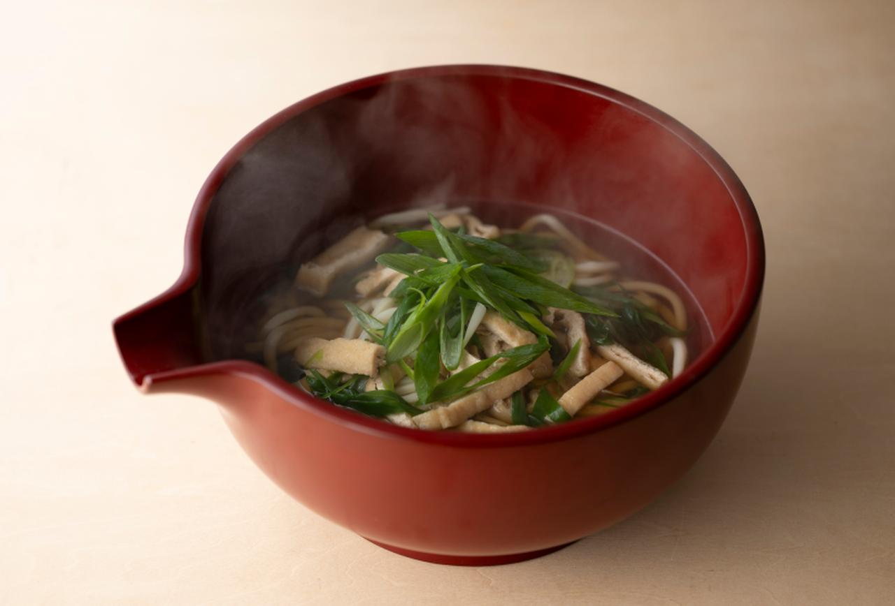 画像: ランチメニュー「刻みきつねと九条ねぎ」(うどん)
