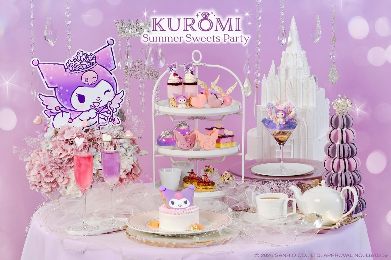 画像1: 大阪・京都で「KUROMI Summer Sweets Party Afternoon Tea」が開催！