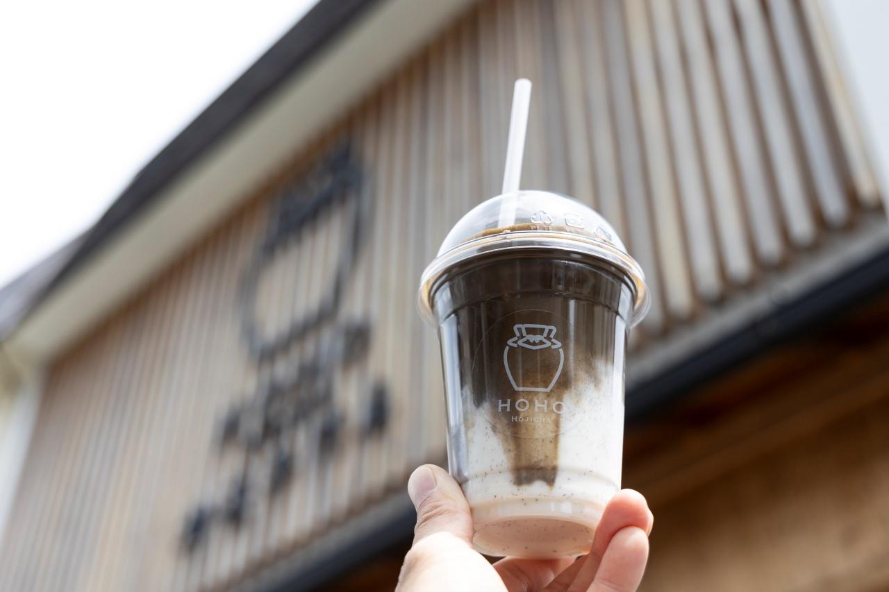 画像: 焙じ茶ラテ(アイス) 580円