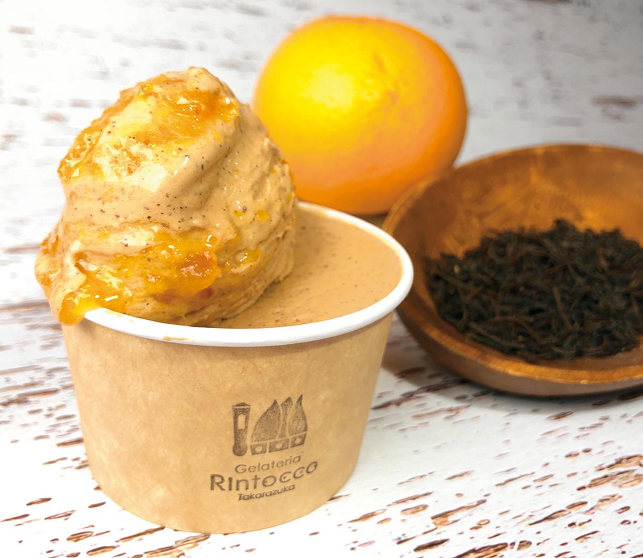 画像: 「Gelateria Rintocco」甘夏アールグレイ(ダブル) ※後半7月15日(水)~20日(月・祝)の出店