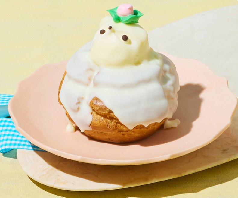 画像: 「太陽ノ塔 洋菓子店」桃とサワークリームのたぬき