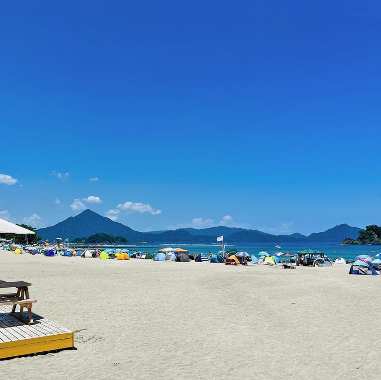 画像1: 10:00　若狭和田ビーチで海辺の景色を楽しむ