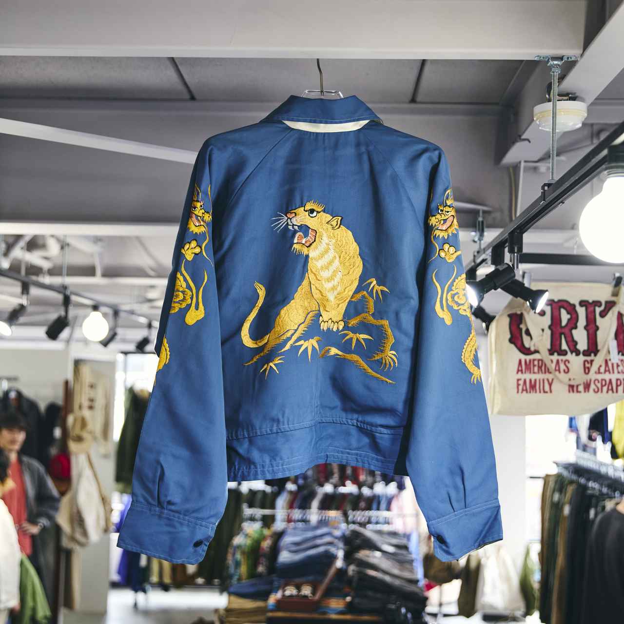 画像: 滋賀・大津「EAST DOGS」50年代のレーヨンギャバジンのスカジャン Rayon Gabardine Souvenir Jacket(1950年代) 330,000円