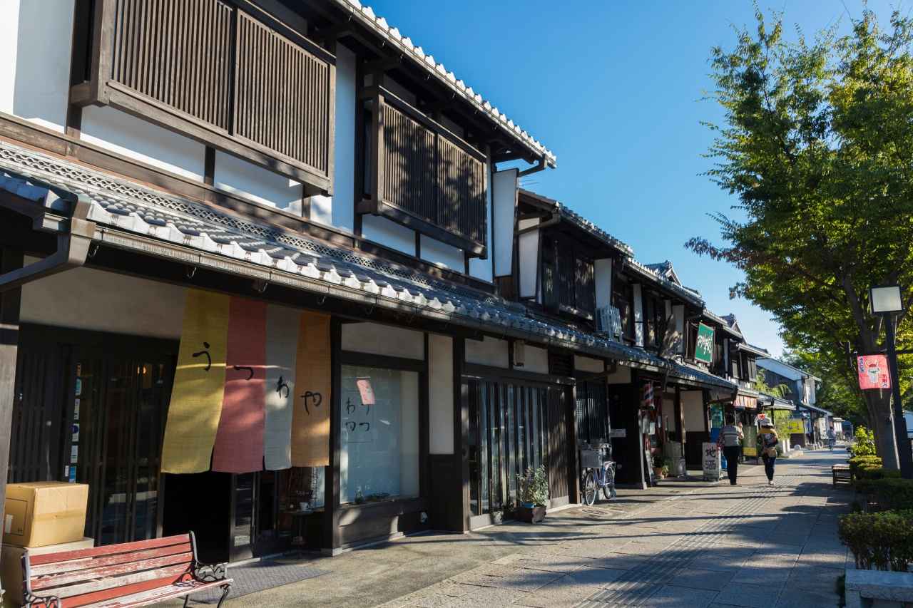画像: 彦根の食べ歩きエリアは夢京橋キャッスルロードと四番町スクエア