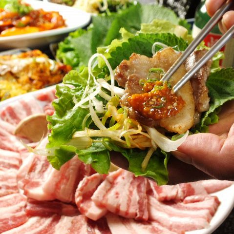 画像: 「サムギョプサルセット(1人前)」3,000円