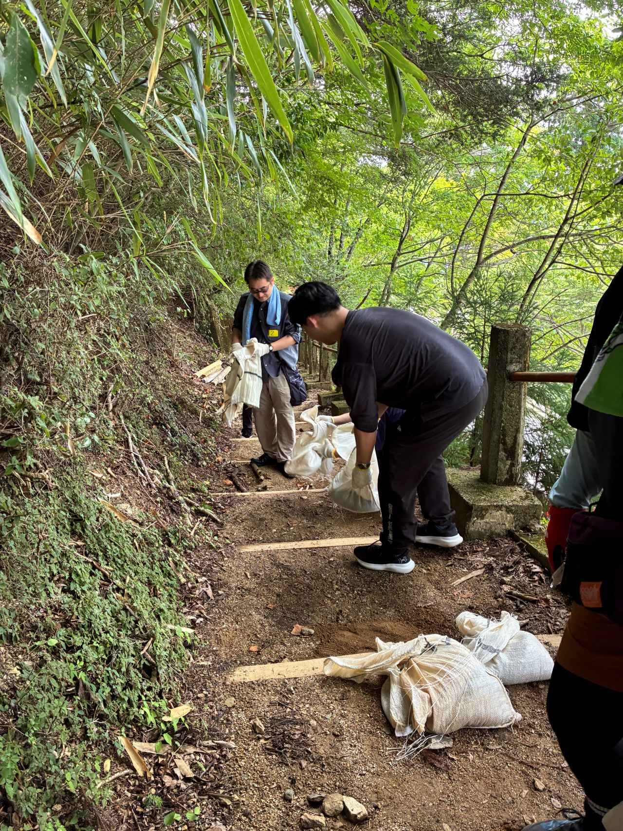 画像3: 社会貢献は、もっと身近に。世界遺産を守る「熊野古道 道普請ウォーク」を新入社員が体験！