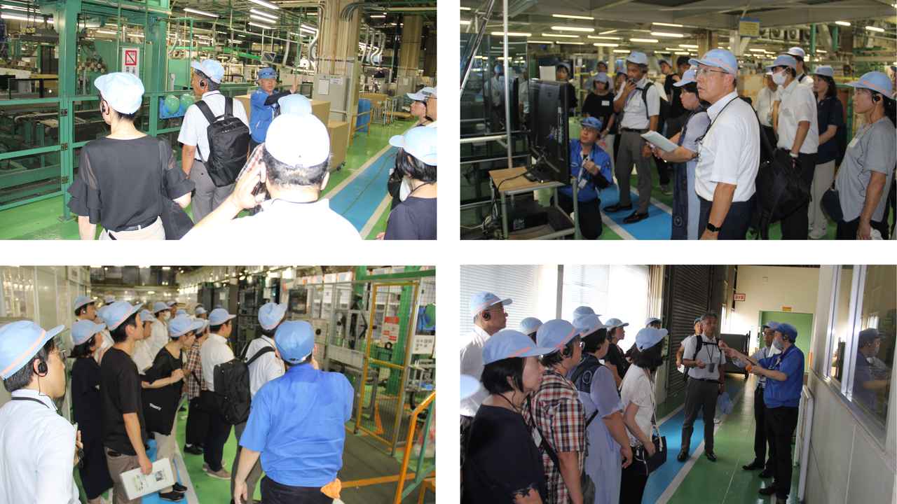 サステナブルなモノづくり、栃木事業所で教員向け工場見学会を実施