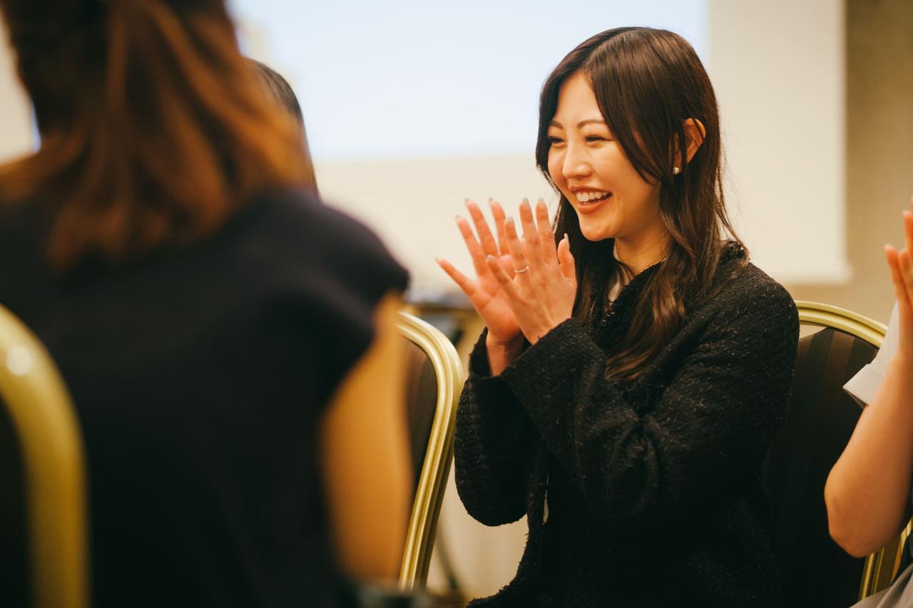 画像2: 参加者同士の「交流会」。 新しい出会いを通じて、共感し、さらにヒントを得る