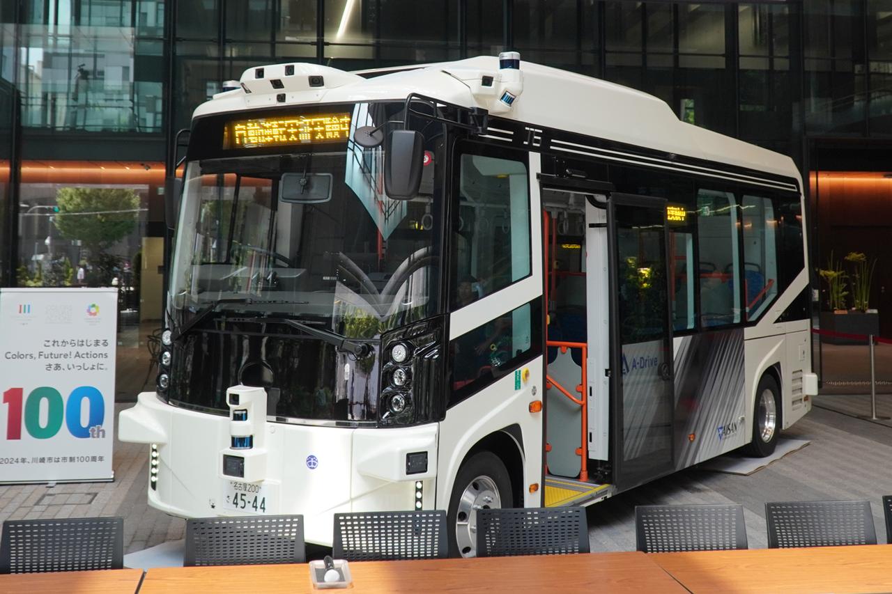 川崎市が自動運転レベル4バスを実証実験。将来の羽田空港ルートを想定