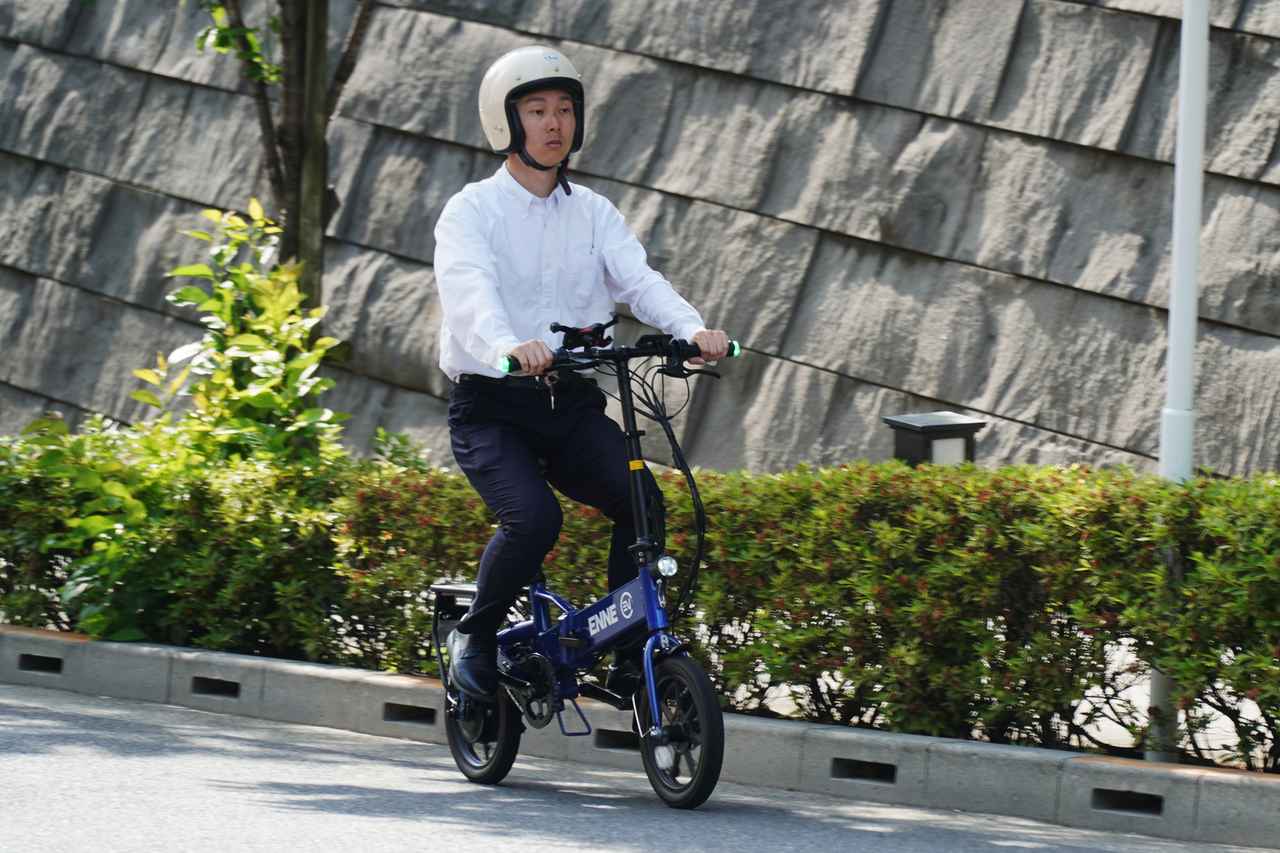 画像: ペダルの回転速度が車速に比例しないユニークな走行感覚を体験できる。