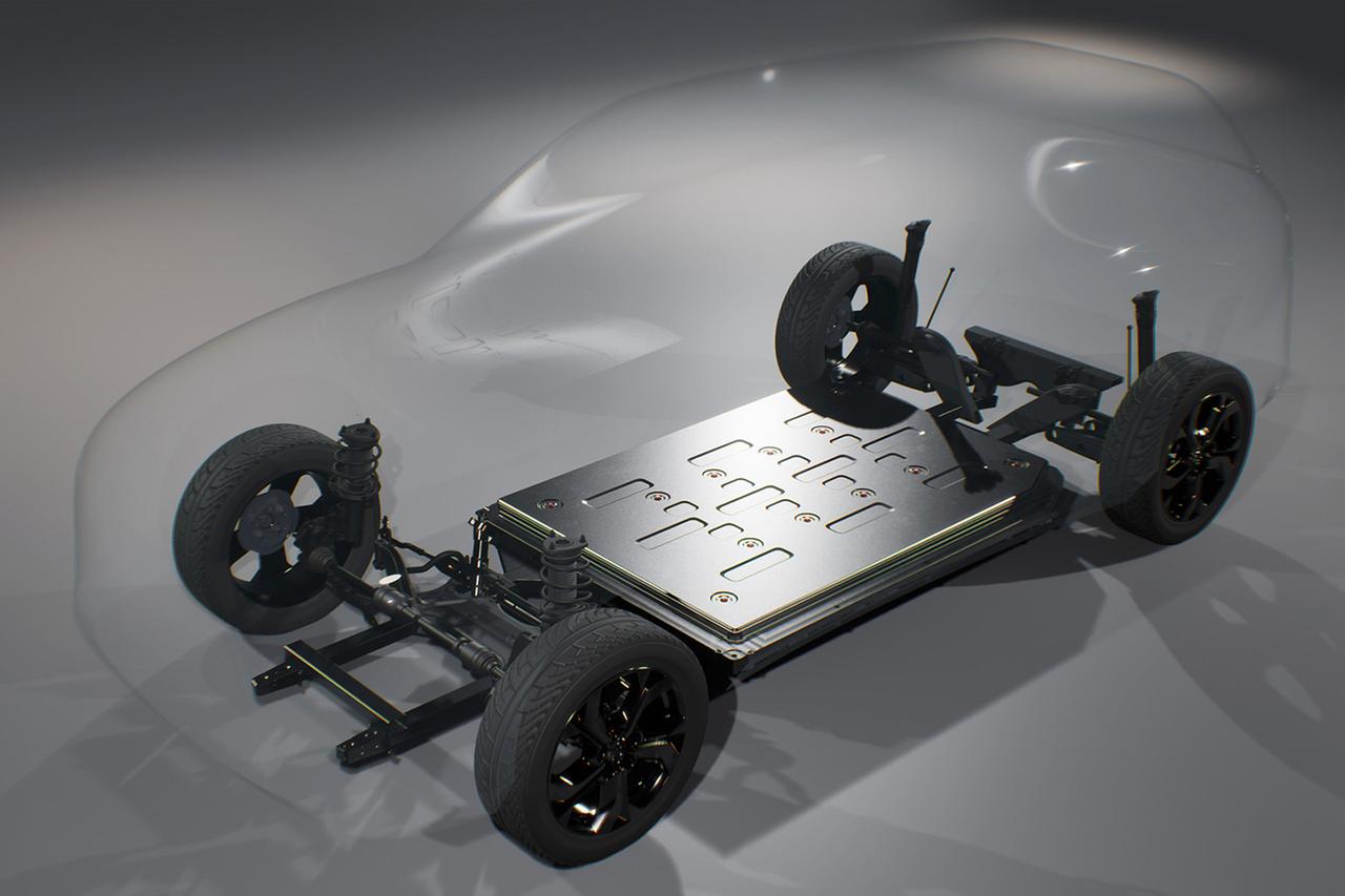 画像: マツダが独自開発しているEV専用アーキテクチャーもスケートボード型