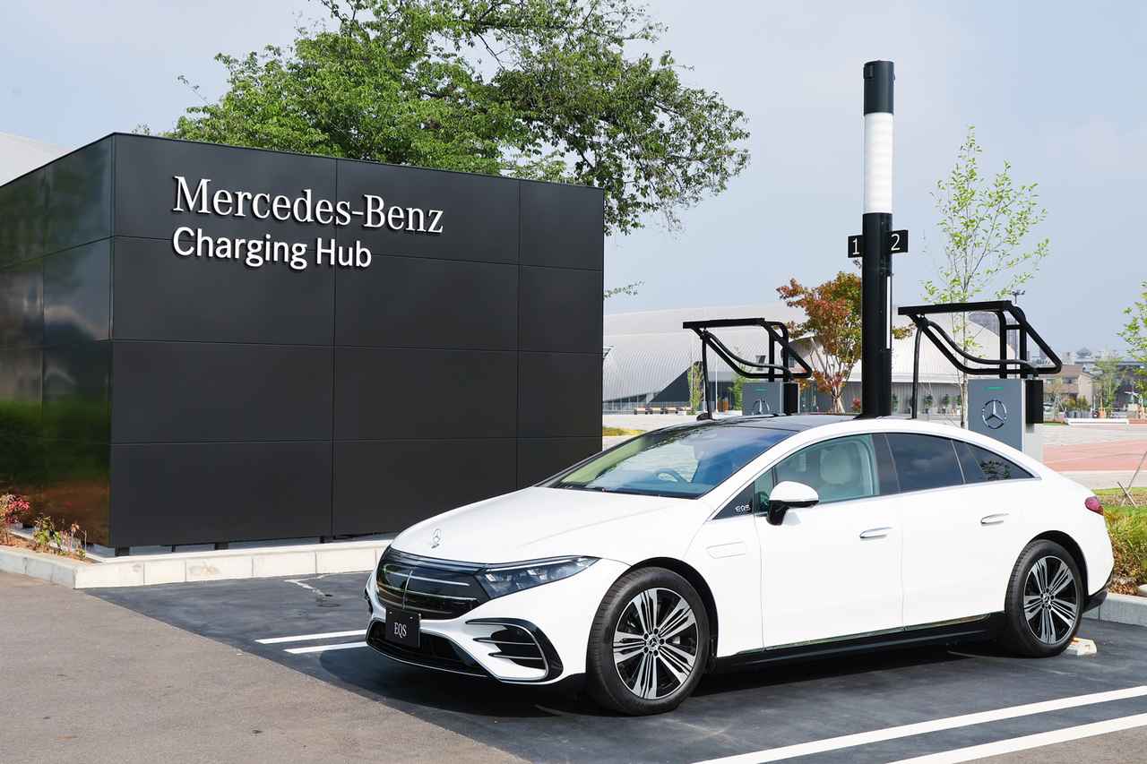 画像 : 1番目の画像 - Mercedes-Benz Charging Hub 千葉公園 - スマートモビリティJP