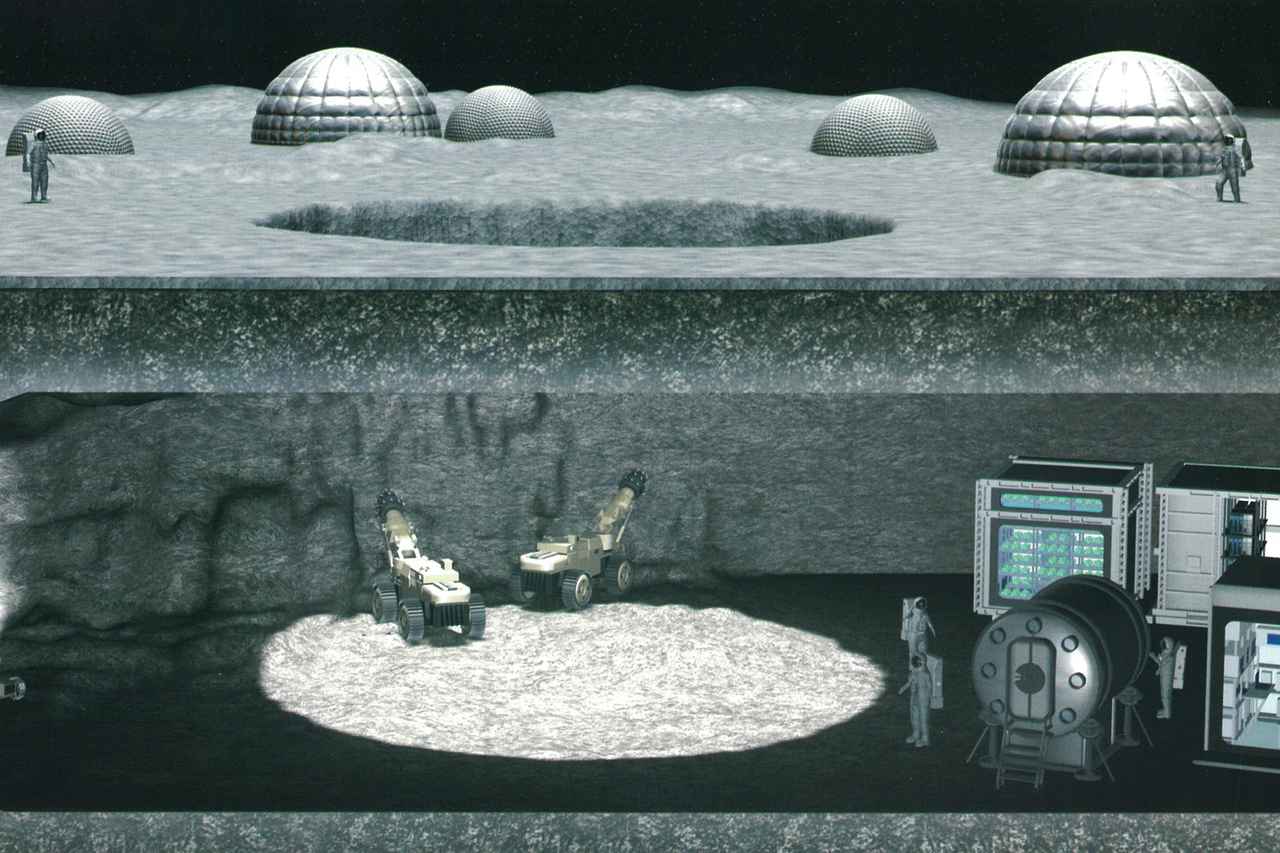 建設会社が月面建設プロジェクトに挑戦。安藤ハザマが2045年から地下月