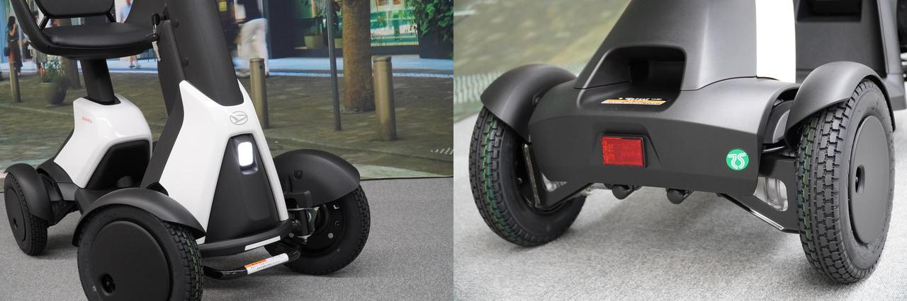 画像: 点灯・消灯を切り替えられるヘッドライトは搭載するが、テールランプではなくリフレクターを搭載している。