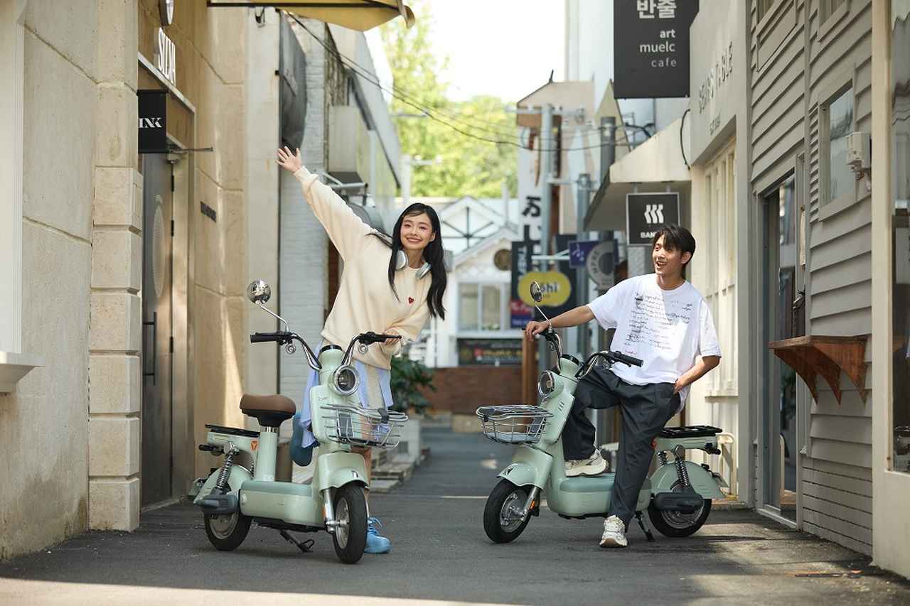 画像: 電動バイク「PORTA（ポルタ）」のイメージ。