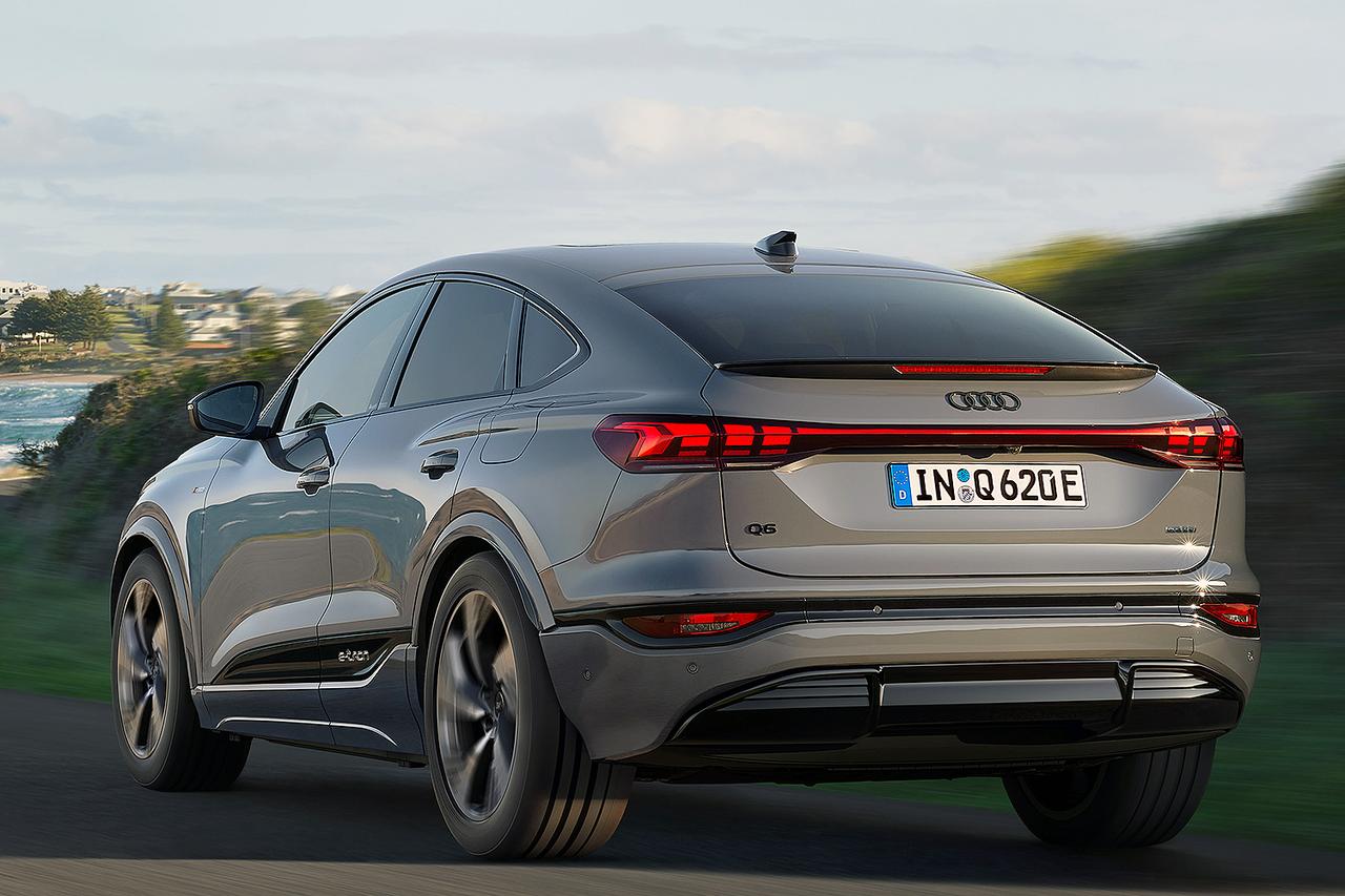 画像: リアはSUVよりもダイナミックに絞り込まれている。写真はQ6スポーツバック eトロン クワトロ。