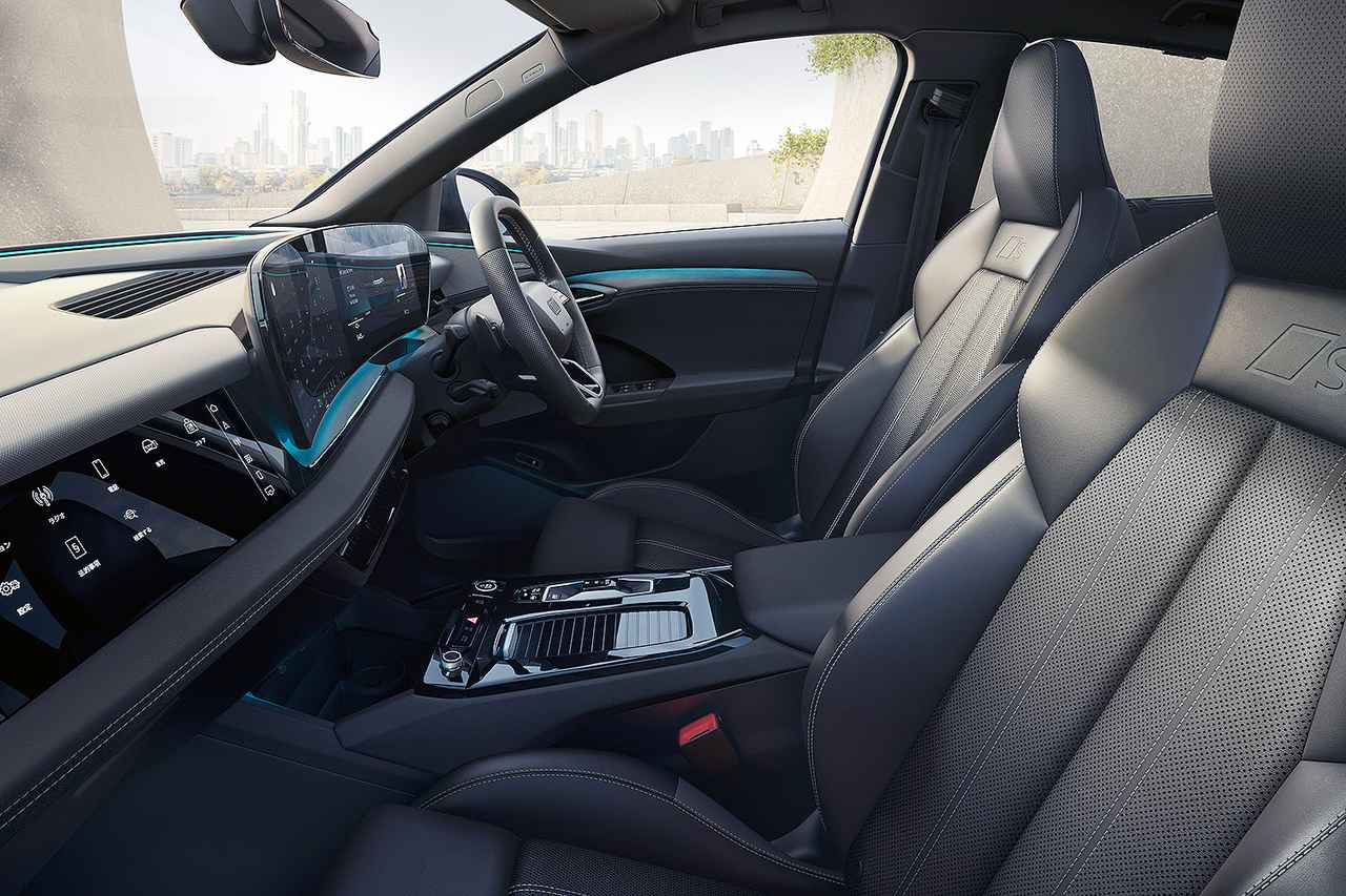 画像: Q6スポーツバック eトロン エディションワン ブルーのインテリア。