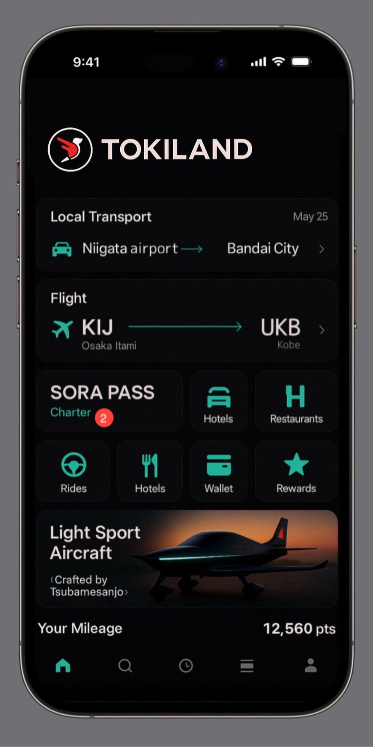 画像: TOKILANDアプリのイメージ。
