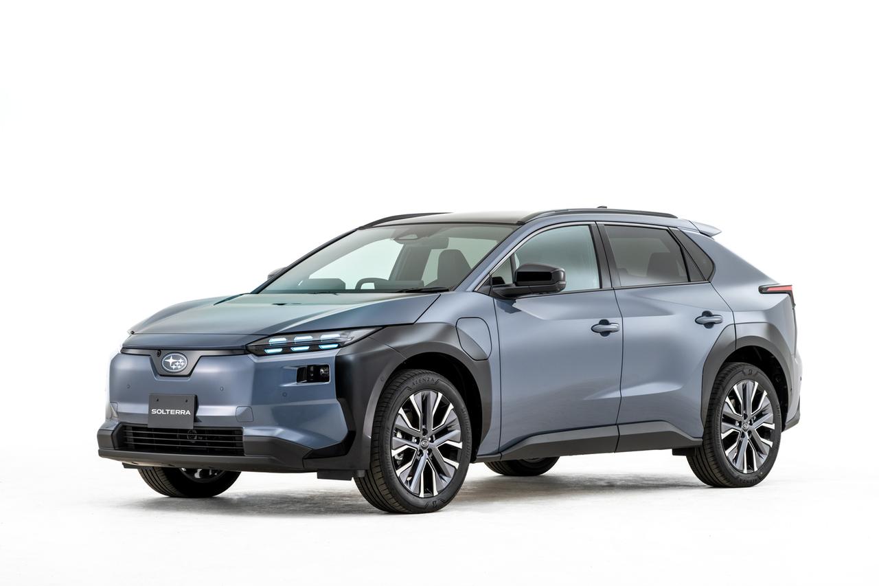 画像: 新型ソルテラの全長4690×全幅1860mmというボディサイズはスバル フォレスター（同4655×1830mm）に近い。