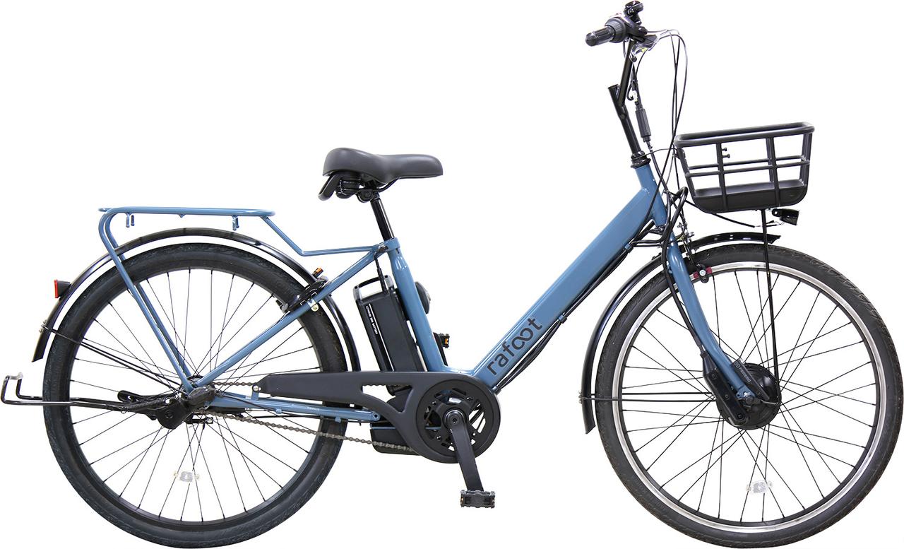画像2: 回生充電で最大1000km走れる電動アシスト自転車「rafoot（ラフート）」、ビックカメラで新色ブラックモデルを先行発売。エアレスタイヤ採用のシティサイクル