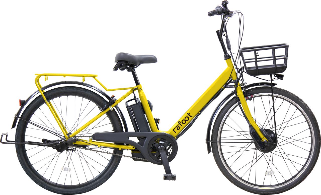 画像1: 回生充電で最大1000km走れる電動アシスト自転車「rafoot（ラフート）」、ビックカメラで新色ブラックモデルを先行発売。エアレスタイヤ採用のシティサイクル