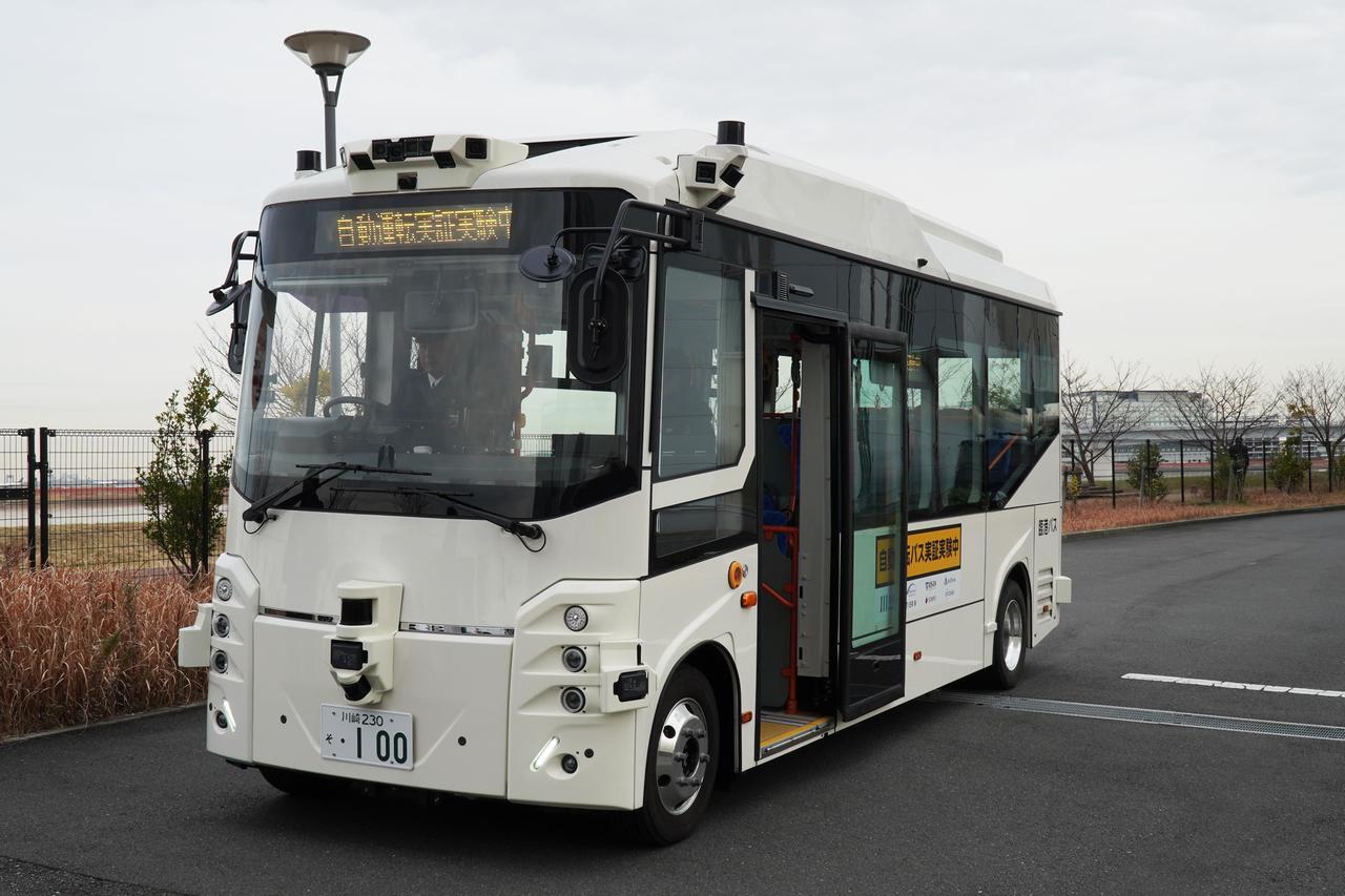 画像: 川崎市がレベル4自動運転バスの実装を目指して実証実験。日本初の県境またぎのルートを設定 - スマートモビリティJP